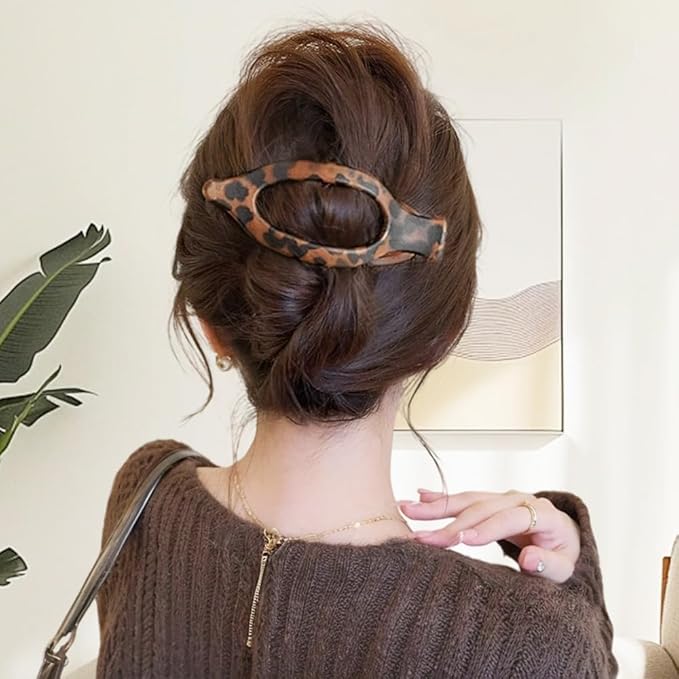 Flat Hair Clips for Women, French Hair Claw Clips for Thick, Thin, Long & Short Hair, Duck Billed Clips, No-Slip Grip Hair Styling Accessories for Women Girls Daily Use (MixA 3PCS)