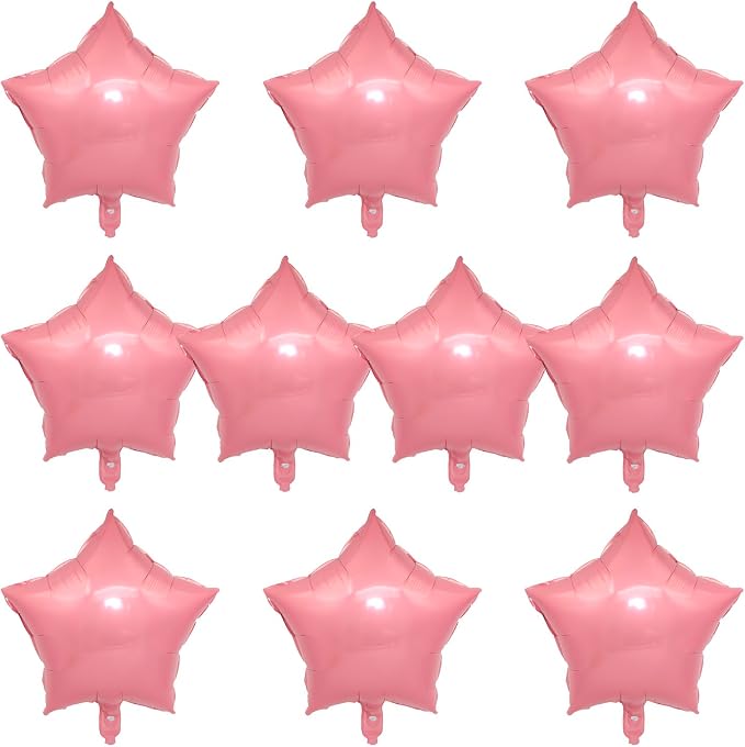 MEETINGU 10PCS 18" Star Balloons Foil Balloons Foil Membrane Balloons Party & by MEETINGU