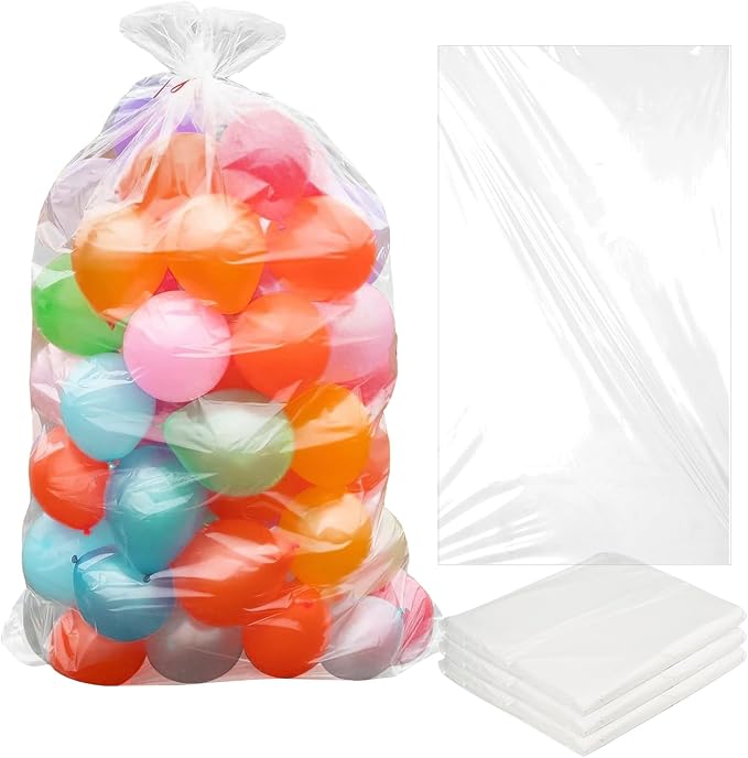 6 Pieces 59" x 98" Large Balloon Bags by Roucerlin