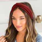 DRESHOW 8 Pack Headbands for Women Yoga Knotted Headbands Elastic Criss Cross Hair Accessories Sports Head Wrap Non Slip