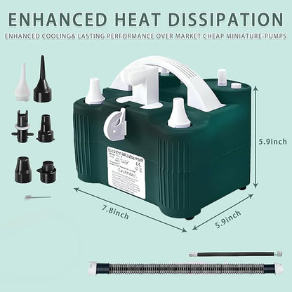 4-in-1 Electric Balloon Pump, Portable Electric Air Balloon Blower Machine - Image 2