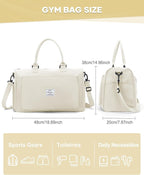 Gym Bag Womens,Travel Duffel Carry on Bag Sport Tote Bag Weekend Overnight Bag