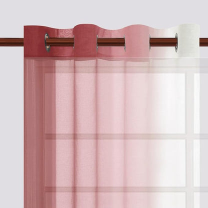 DWCN Ombre Sheer Curtains - Image 2