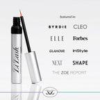 LiLash Purified Eyelash Serum to Grow Longer & Fuller-Looking Lashes - Eyelash Growth Enhancer, Safe for Use with Contacts, Lash Extensions, Sensitive Eyes - Vegan & Cruelty-free (2mL, 90-Day Supply)