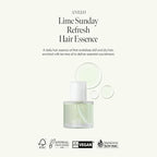 ANILLO Sunday Refresh Lime Hair Essence with Vitamin C, Tea Tree Leaf Oil, and Green Mint - Enhancing Hair Vitality, Citrus Scent, Paraben-Free (50ml / 1.69 fl. Oz)