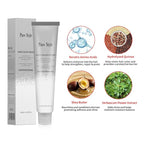 PureStyle 100g Professional Permanent Hair Color Dye Cream Ammonia Free, Long Lasting Red Color, Natural Shine, For All Hair Types Easy At Home Application (0/45 Red)