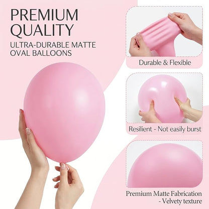 104pcs Pastel Pink Balloons Garland Arch Kit, 18 12 10 5 Inch | Different Size - Image 3