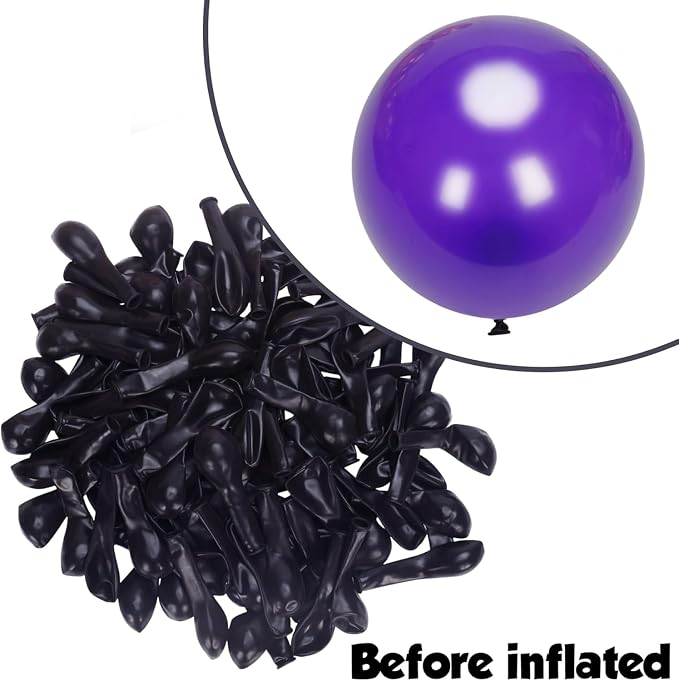 Purple and Gold Balloon Garland Arch Kit - Image 3