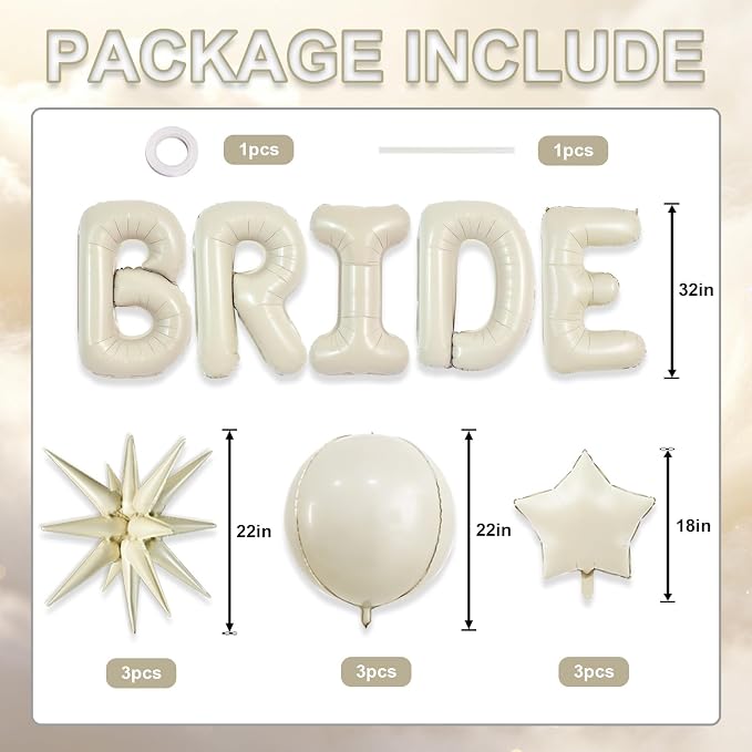 TONIFUL Large Bride Balloon - Image 2