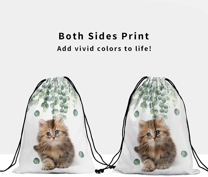 Cute Kitten Gymnastics Grip Bag - Image 3