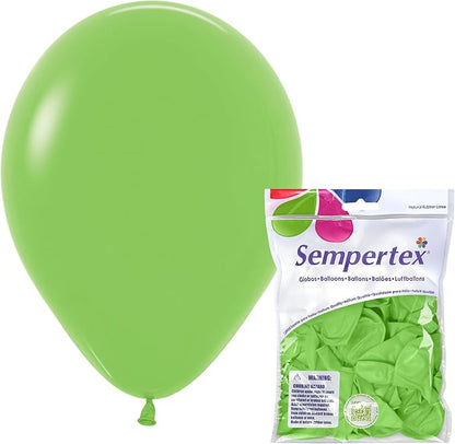 Sempertex Deluxe Key Lime Balloons, 11 Inch, vibrant color, by Sempertex