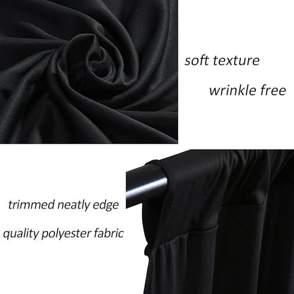 AK TRADING CO. 10 feet x 10 feet IFR Polyester Backdrop Drapes Curtains Panels - Image 7