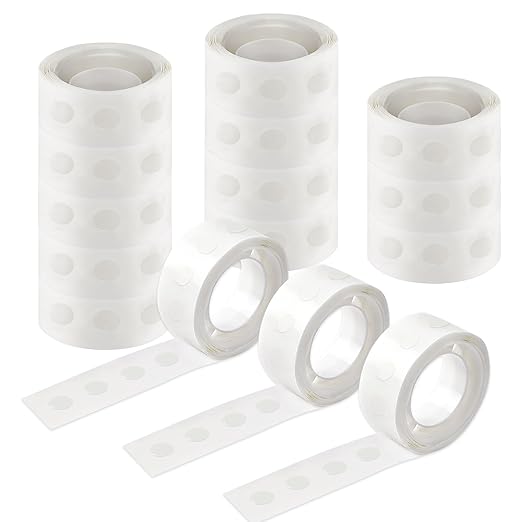 UPINS 1500Pcs Glue Points Dots 6mm Removable Balloon Glue Adhesive Dots | 15 by UPINS