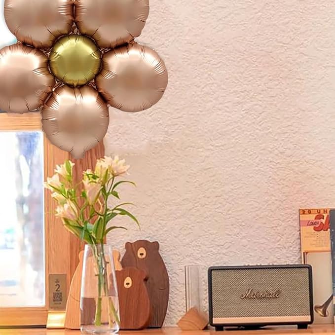 Daisy Balloons Birthday Party Decorations Rose Gold Flower Daisy Balloon Kit - Image 5