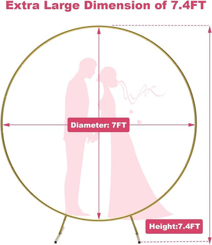 7.4FT Round Backdrop Stand - Image 7