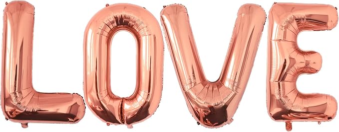 40 Inch LOVE Foil Balloons by VHUWE