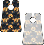 Men's Shaving Accessory Full Moon Black Crow Raven Bird, Waterproof Beard Apron with Hair Catcher & Suction Cups