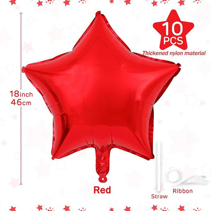 Red Star Balloons 18 Inch - Image 3