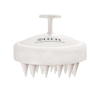 HEETA Scalp Massager Hair Growth, Soft Silicone Scalp Scrubber Shampoo Brush for Exfoliation, Dandruff Removal & Head Massage Stress Relax, Wet & Dry Use for Thick, Thin Hair Care, Wheat Straw Beige