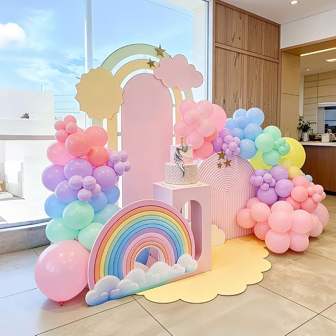 Pastel Balloon Arch Kit, Different Sizes 18 12 10 5 Inch - Image 7
