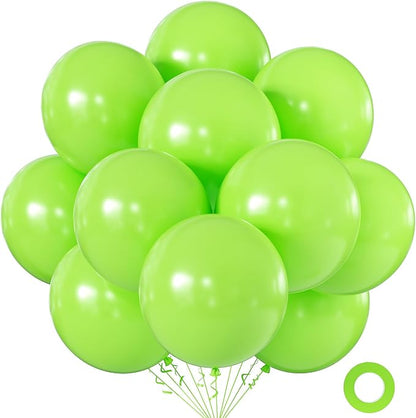 18 Inch Lime Green Balloons, Baby Shower, Birthday Party and Event Decoration by KALOR
