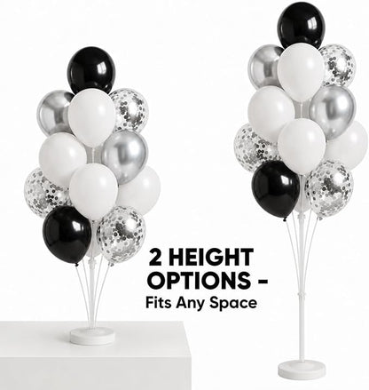 Balloon Column Stand Kit, 2 Sets of Assorted Rainbow Balloon Tower Pillar - Image 4