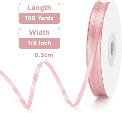 KINGLAKE Rose Gold Satin Ribbon - Image 2