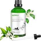 Mumianhua Neroli Essential Oil 100% Pure- Therapeutic Grade Orange Blossom Oil for Cleaning Sprays, Home Perfume & Women's Cologne | Citrus Floral for Diffuser, Candle & Soap Making 3.38 Fl Oz