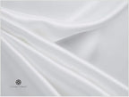 Premium Mulberry Silk Pillowcase for Sleeping Women and Men | Handcrafted Hypoallergenic & Anti-Acne White Silk Pillow Cases with Zipper | Standard - 20" x 26", Natural Undyed White