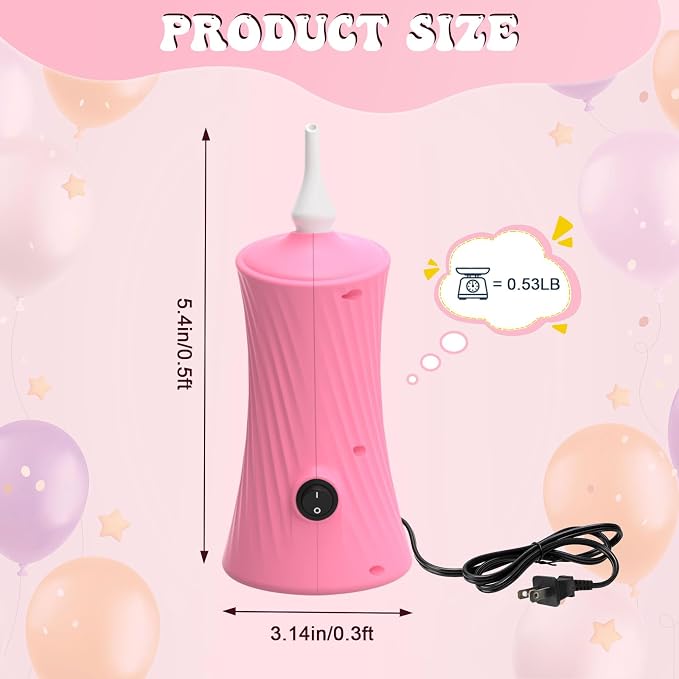 IDAODAN Balloon Pump Electric, Balloon Air Pump - Image 5