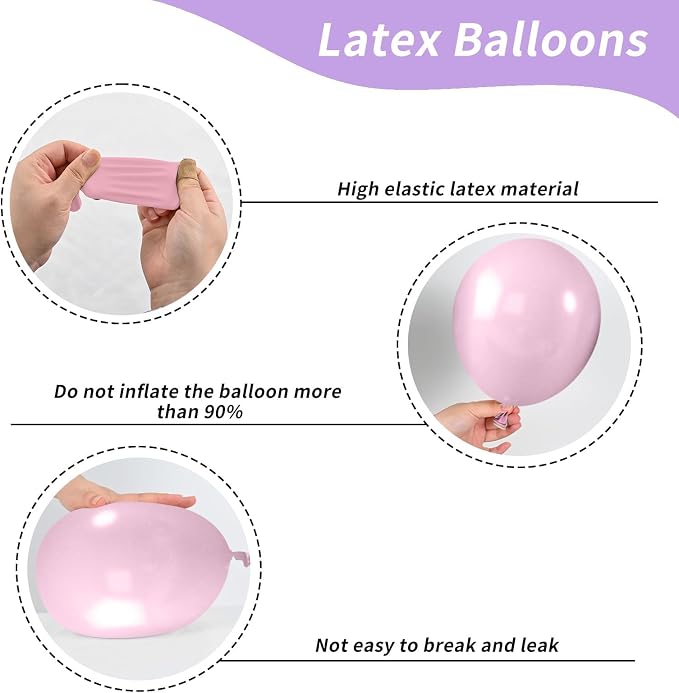 Butterfly Balloons, Maca Pink Maca Purple Birthday Balloons - Image 7
