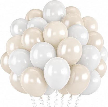 Pearl White Balloons by Froova