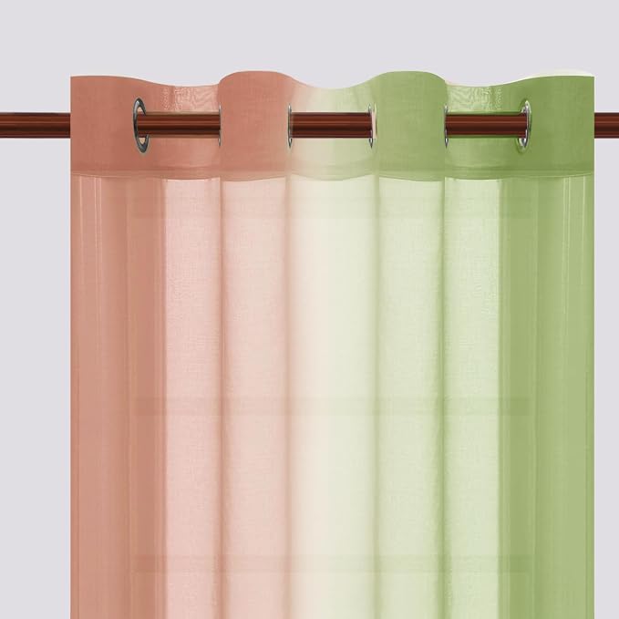 DWCN Ombre Sheer Curtains - Image 3