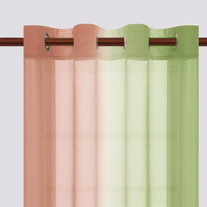 DWCN Ombre Sheer Curtains - Image 3