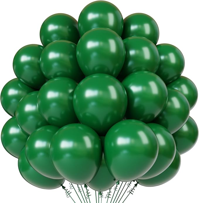 Green Latex Balloons, Graduation, Baby Shower, Christmas Party Decorations by PATYDECRO