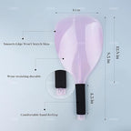 AUEAR, Pro Barber Hair Salon Face Sheild, Hand-held Shields for Hairspray, Plastic Protective Cover Hairdressing Haircut Stylist Cutting Makeup 2 Packs