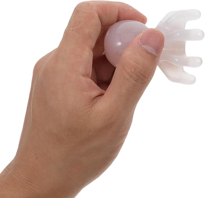 Octopus Scalp Massager Comb Resin Portable Head Massage Tool for Acupressure Point Activation and Circulation Boost Soft Manual Gua Sha Hair Scratcher for Scalp and Body Relaxation