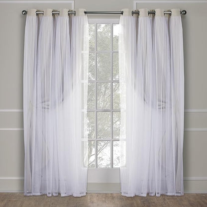 TOWN & COUNTRY LUXE Talia Double Layer Indoor Curtains, Sheer and Room - Image 2