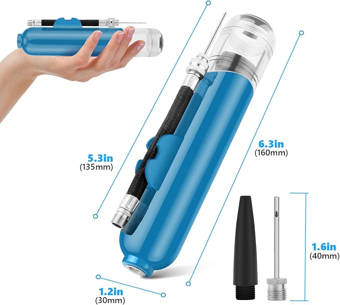 BROTOU Ball Pump, Dual Action Inflate Air Pump - Image 3
