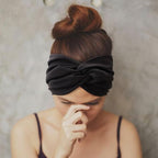 Extra Wide Headbands for Women Large Turban Headband Non Slip Boho Elastic Hairband Hair Twisted Knot Head Bands Accessories