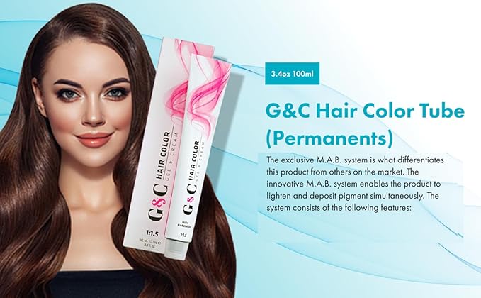 Hair Bar NYC Professional Permanent Hair Colors 9.1/9.A Very Light Blonde Ash Intense & Bright Color Long-Lasting | Shiny Hair, Soft to Touch 3.4oz 100ml Made in Italy