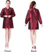 Polyester Fabric Salon Smock Professional Stylist Jacket Waterproof Haircut Cape Barber Apron