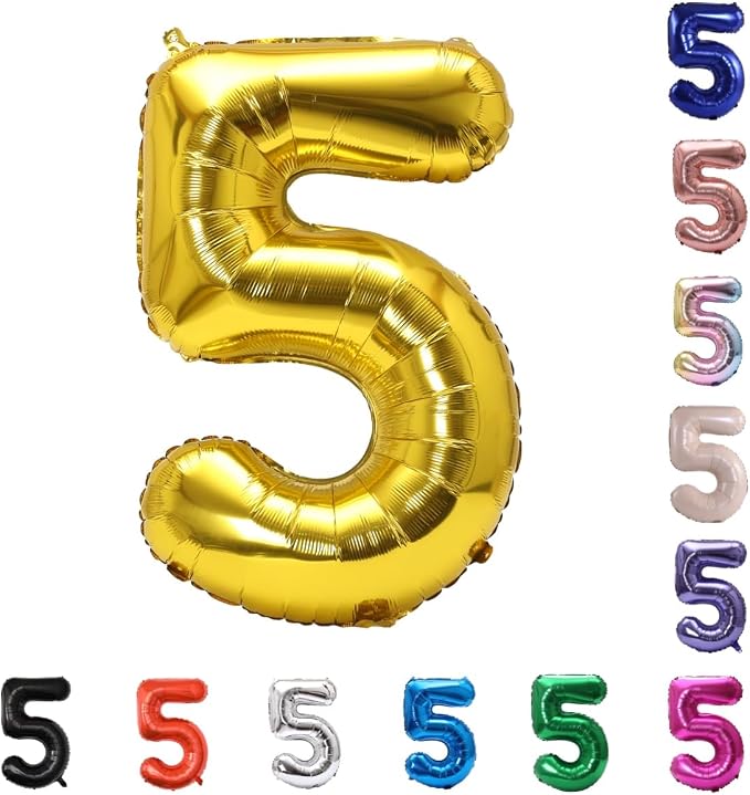 YPSelected 32 Inch Large Foil Helium Number Balloon Birthday Wedding Party 0-9 by YPSelected
