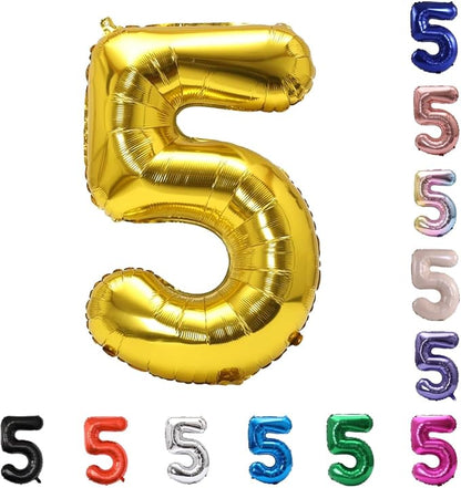 YPSelected 32 Inch Large Foil Helium Number Balloon Birthday Wedding Party 0-9 by YPSelected