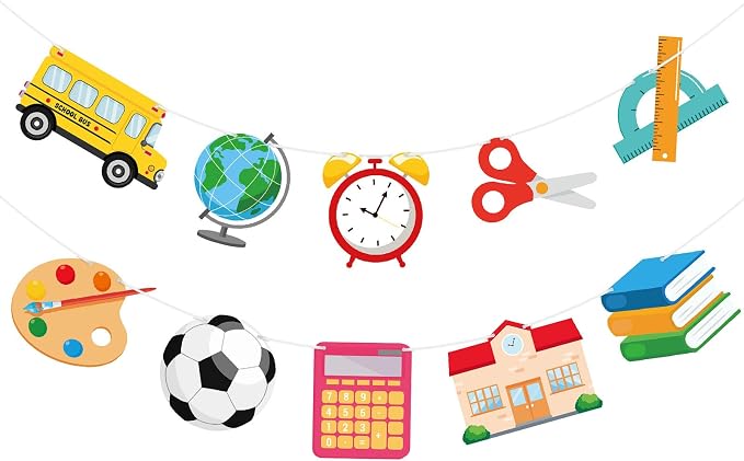 Hooqict Back to School Banner Decorations Welcome Back Party Banner by Hooqict