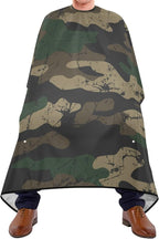 ALAZA Vintage Camouflage Barber Cape for Men Women, Waterproof Haircut Apron Beard Shaving Bib Hair Cutting Cloth 55 x 65 Inch