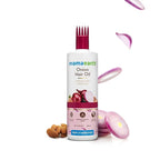 Mamaearth Onion Hair Oil | Natural & Organic Anti Hair Loss & Hair Fall Control Oil with Redensyl | for Color Treated & All Hair Types | 8.45 Fl Oz (250ml)