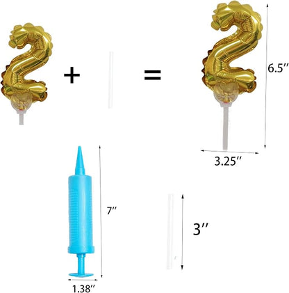 Cake Topper Mini Number Balloon - Image 3