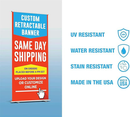 Custom Retractable Banner with Aluminum Frame - Image 2