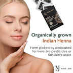 Marie-José Henna Dye - Professional Henna Tint for Spot Coloring - Covers Grey Hair - Root Touch Up - Good for 50 Applications (Grey Brown)